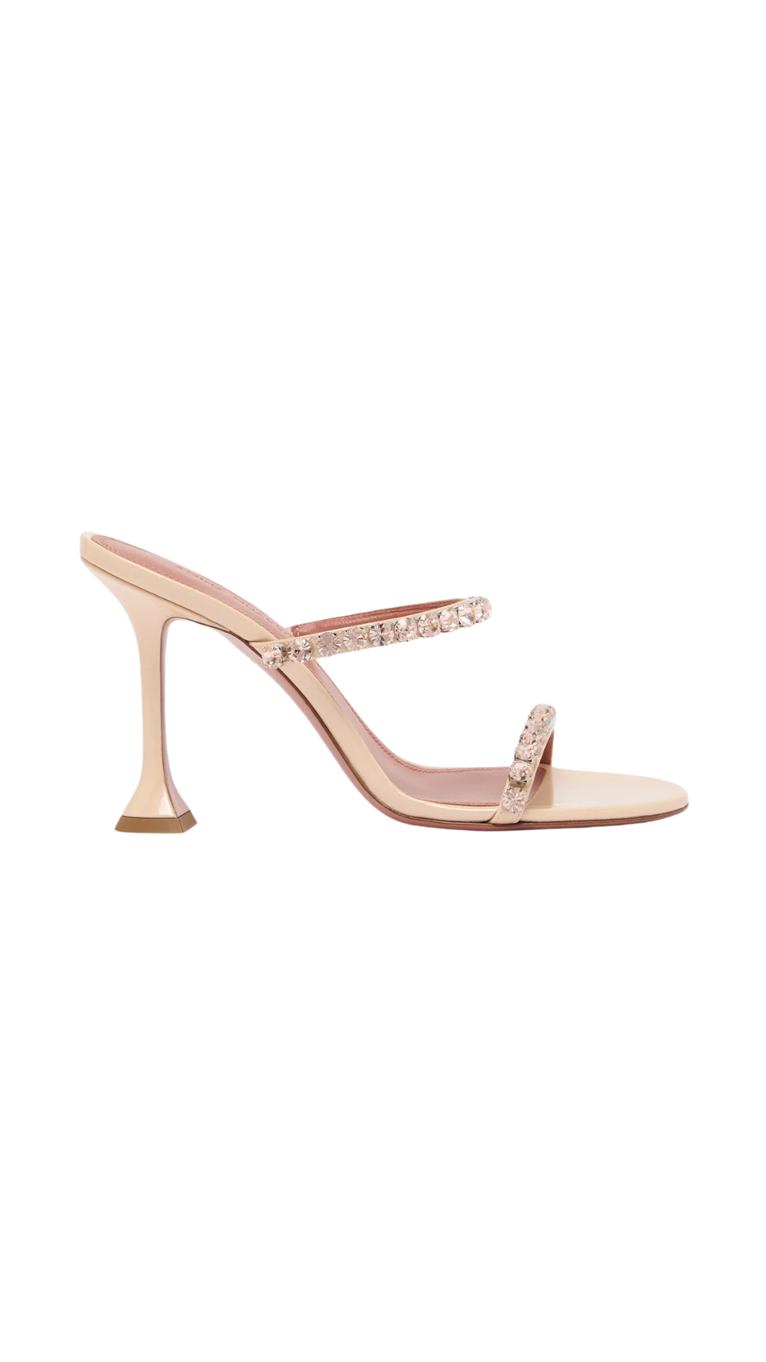 Gigi Slipper 95 Pearly And Gold Quartz Crystals