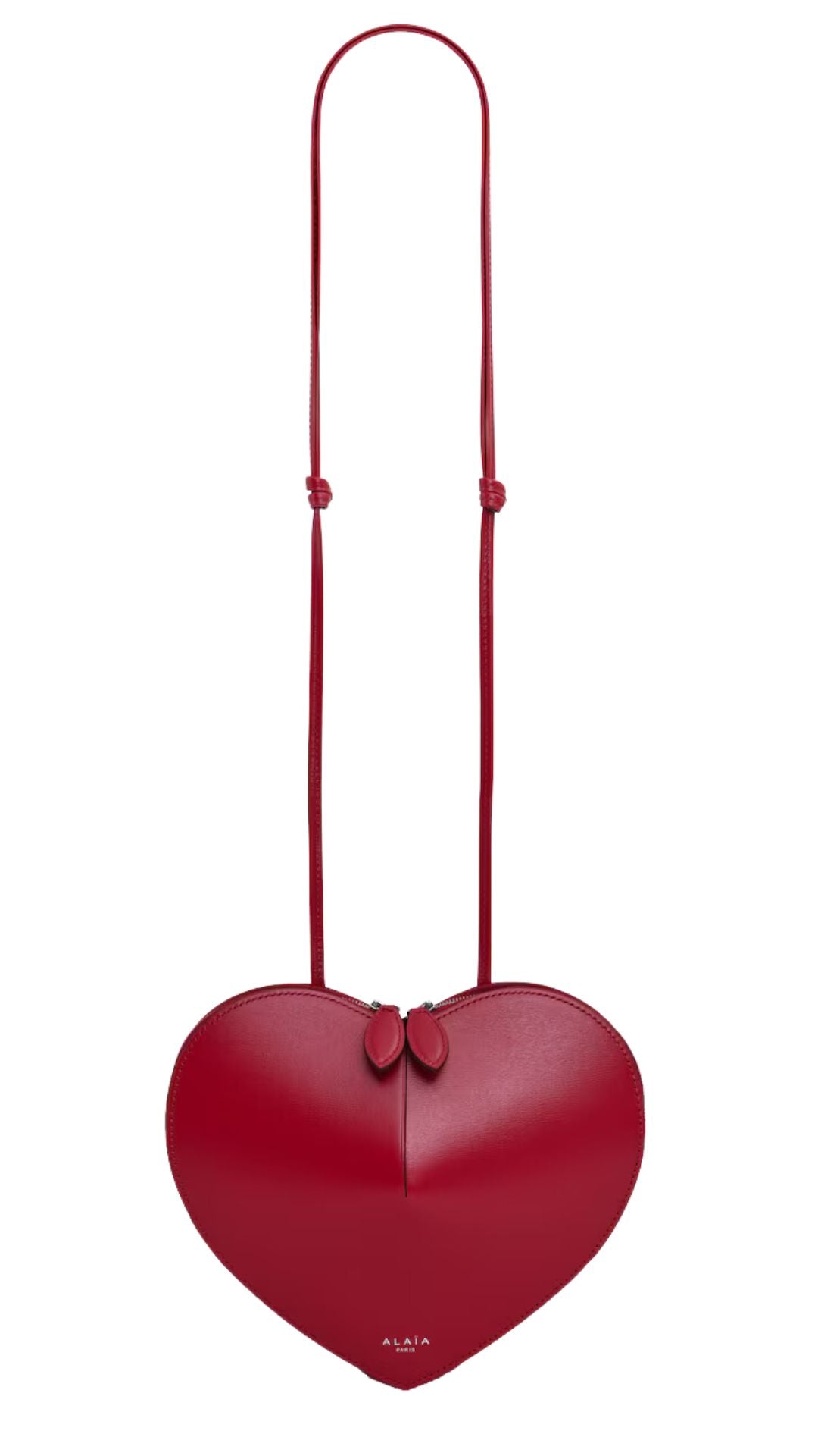 Le Cœur Bag In Calfskin in Lacquer Red