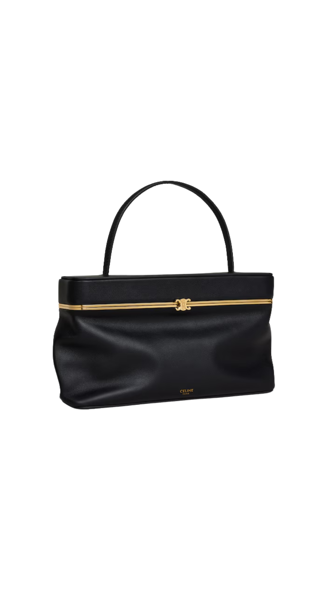 Rectangle in Black Supple Calfsin