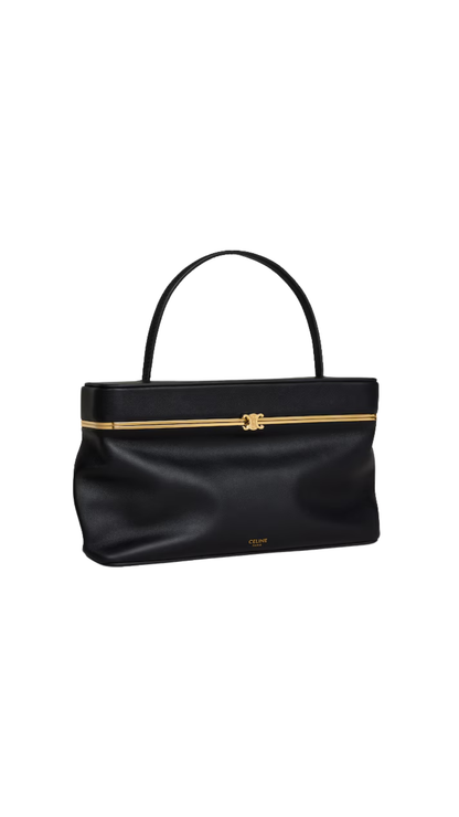 Rectangle in Black Supple Calfsin