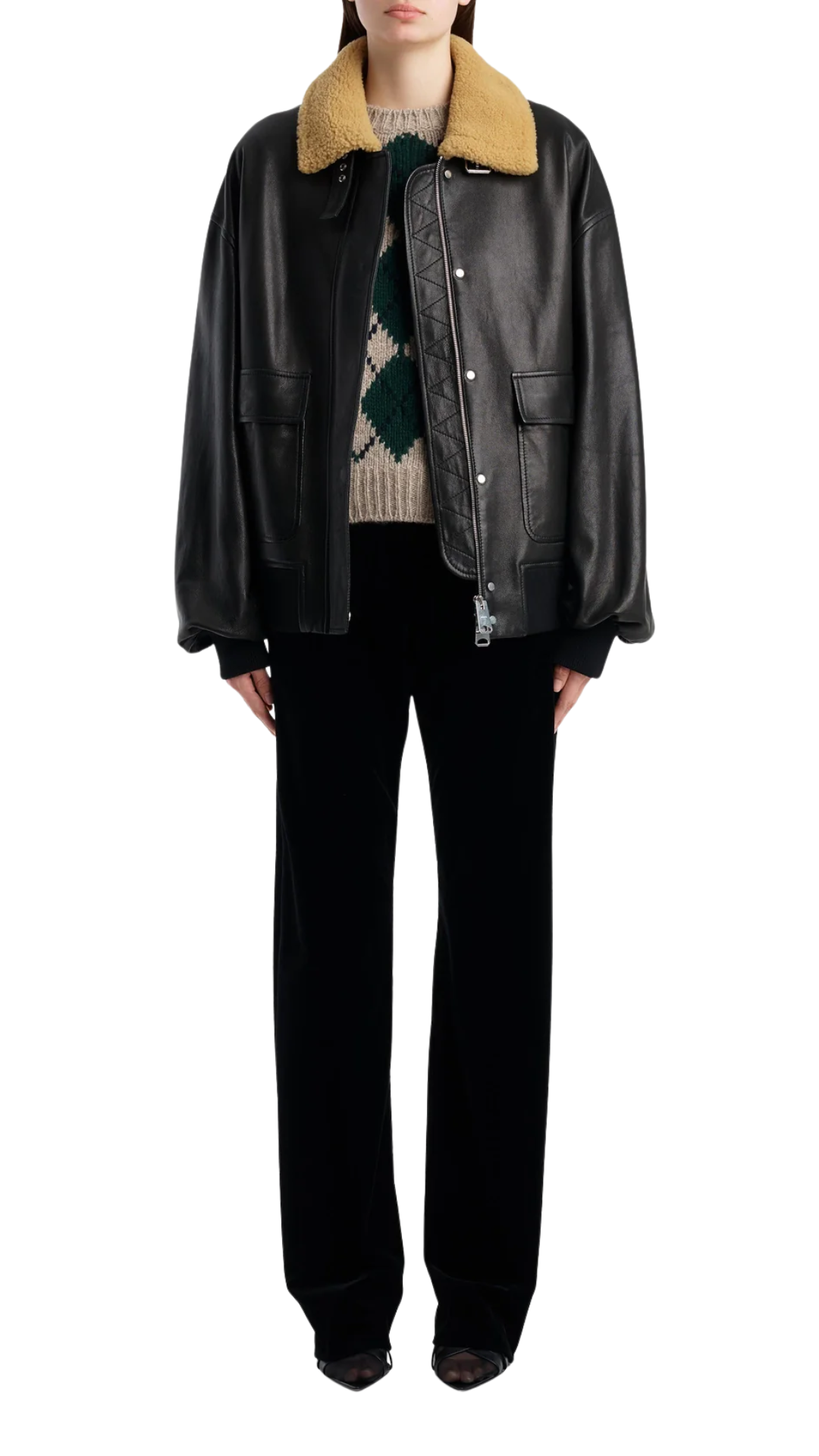 Sandor Jacket in Black Leather