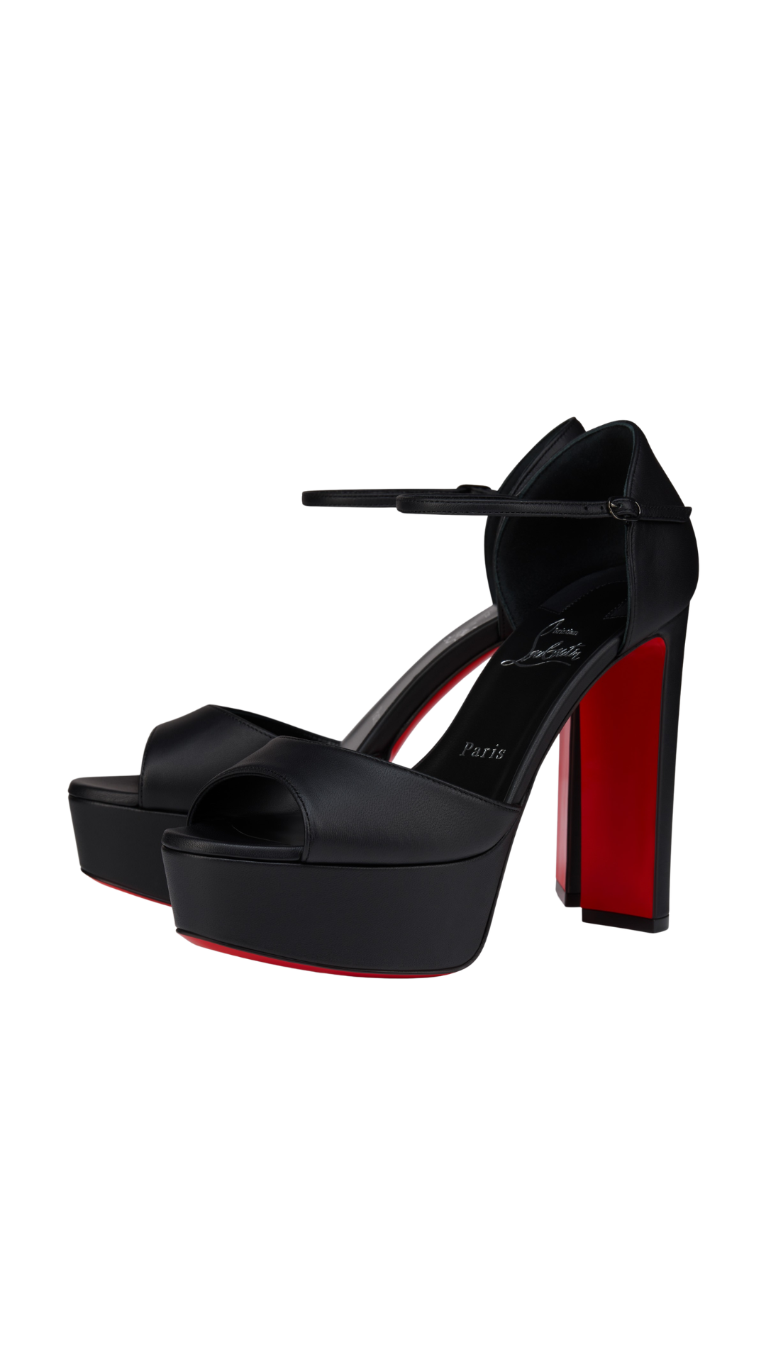Sandaloo 130 mm Strappy sandals - Lamb nappa leather - Black