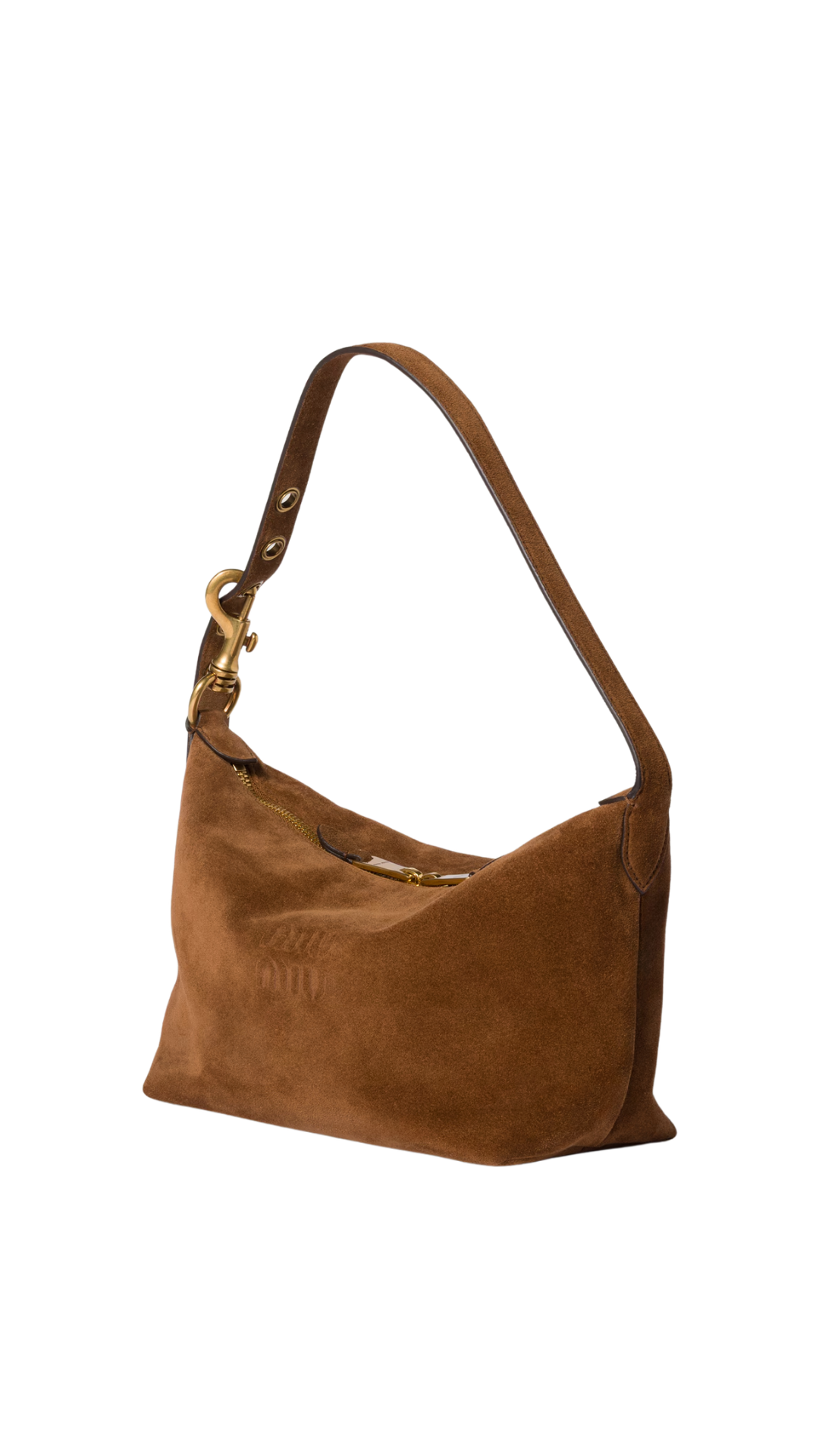Spirit Suede Bag in Cocoa Brown