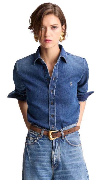 Cassandre Shirt in Denim