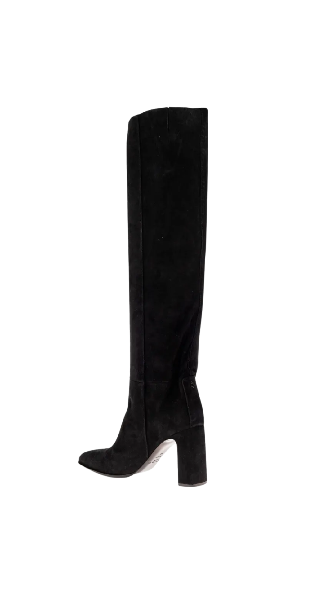 Caly Over The Knee 85 Black Suede Knee-High Boots