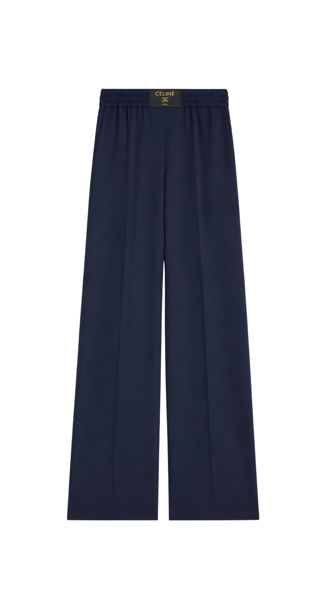 Trousers in Light Wool Cloth in Ink