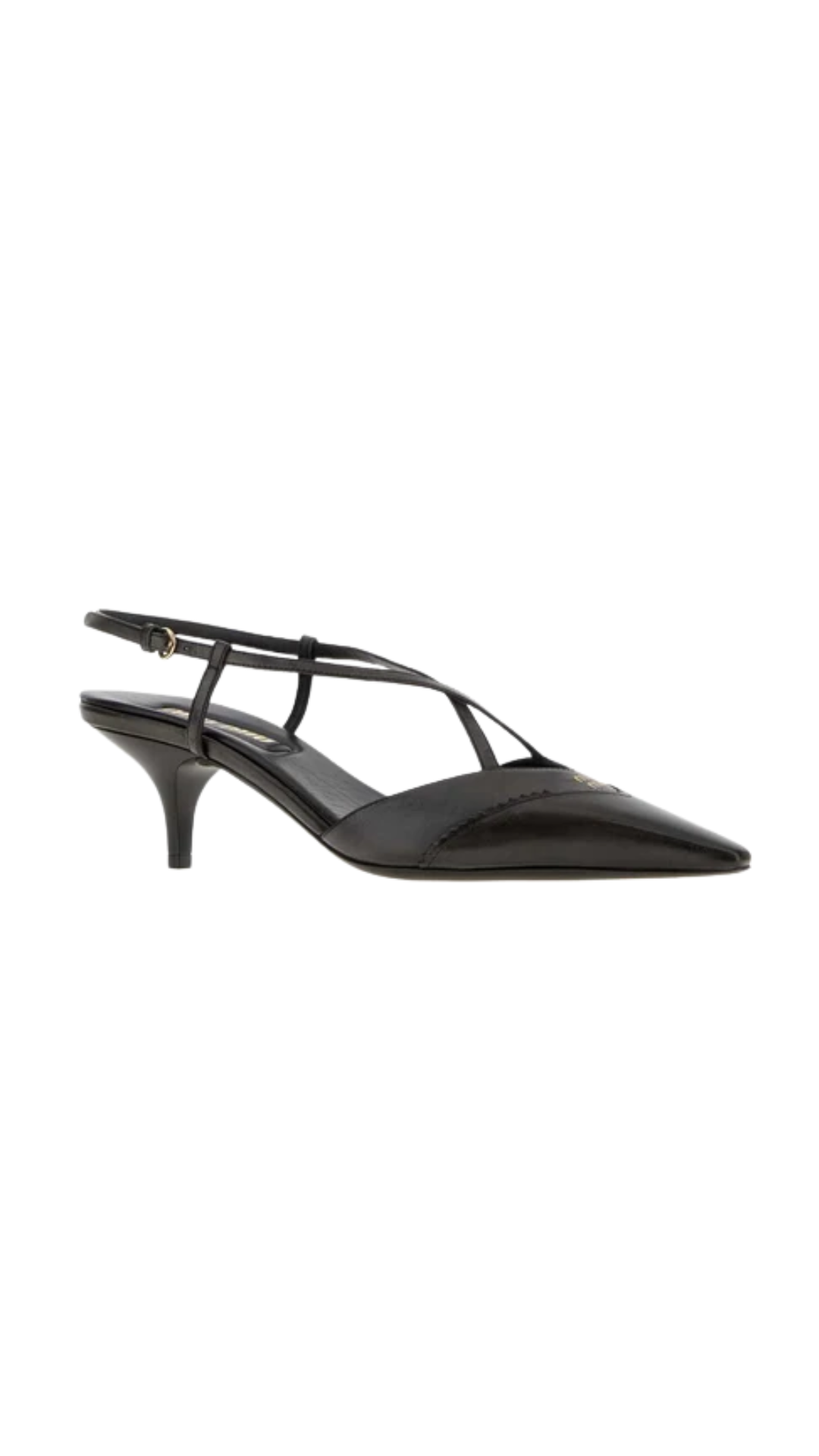 Slingback Pumps in Black