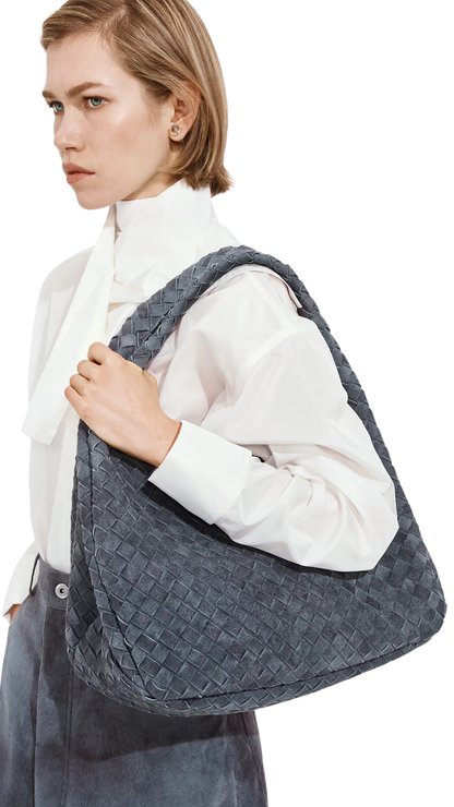 Large Campana in Cloudy Indigo