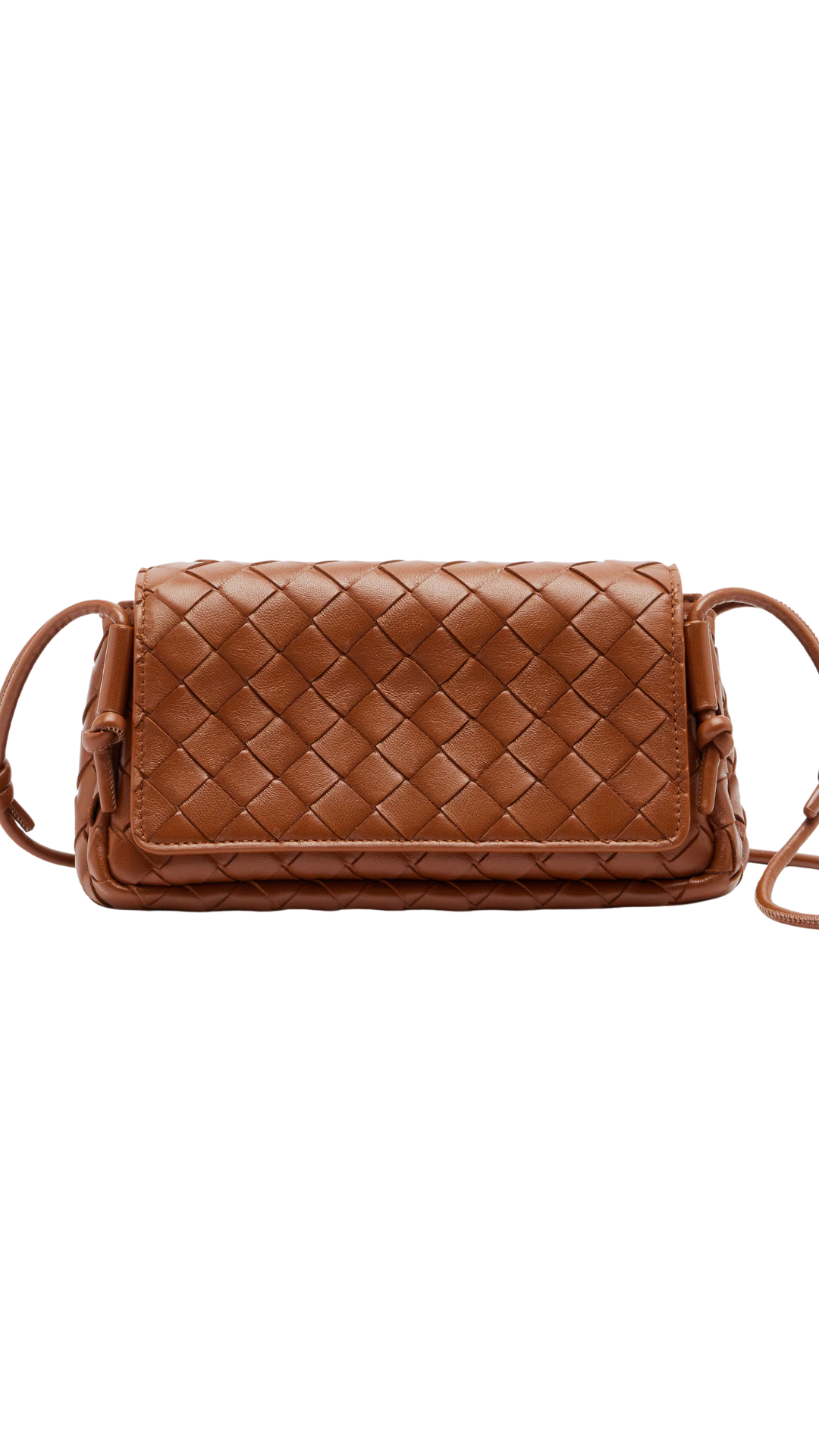 Notturno Pouch in Brown Intrecciato Nappa Leather