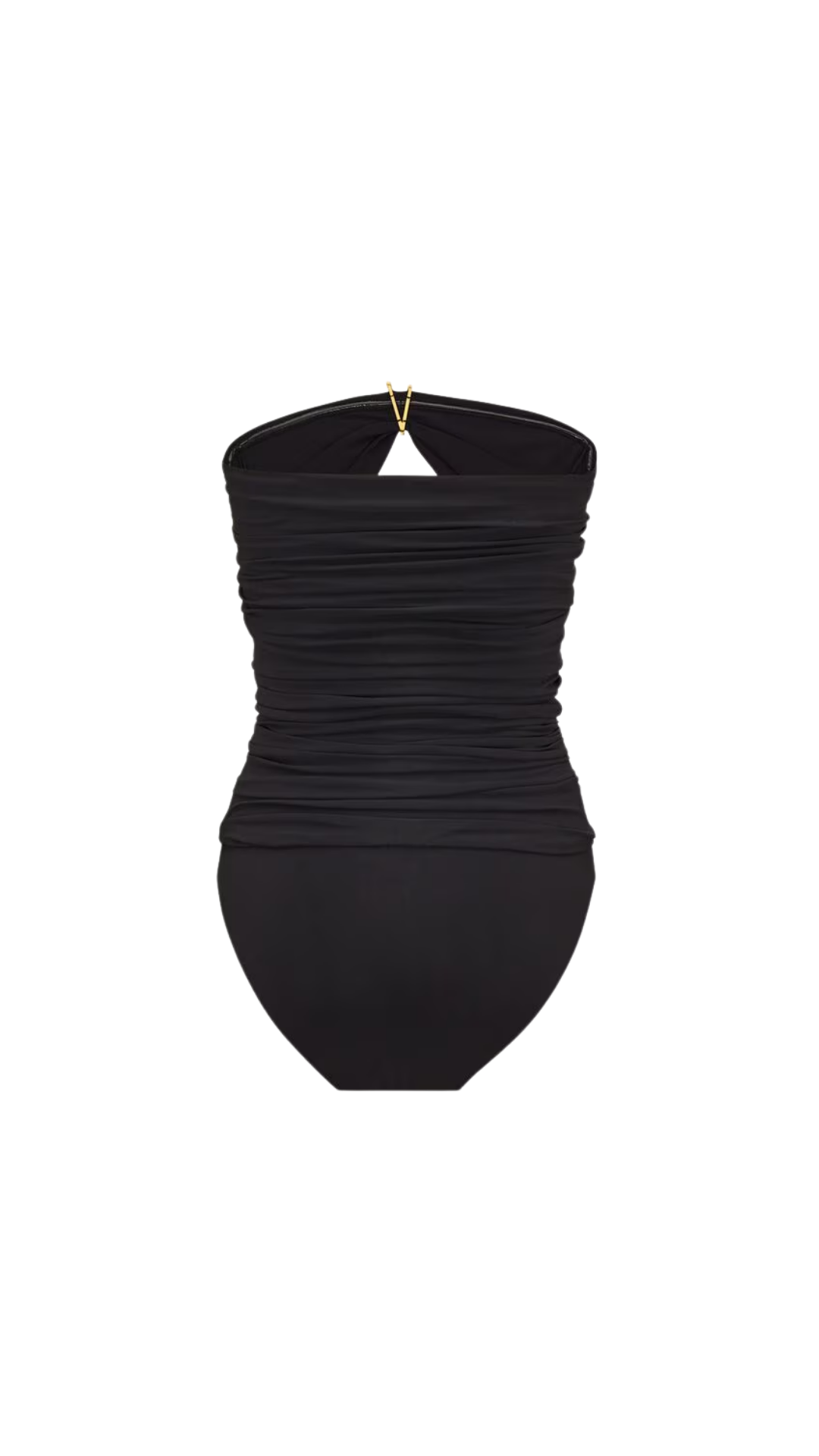 YSL Strapless Swimsuit in Black