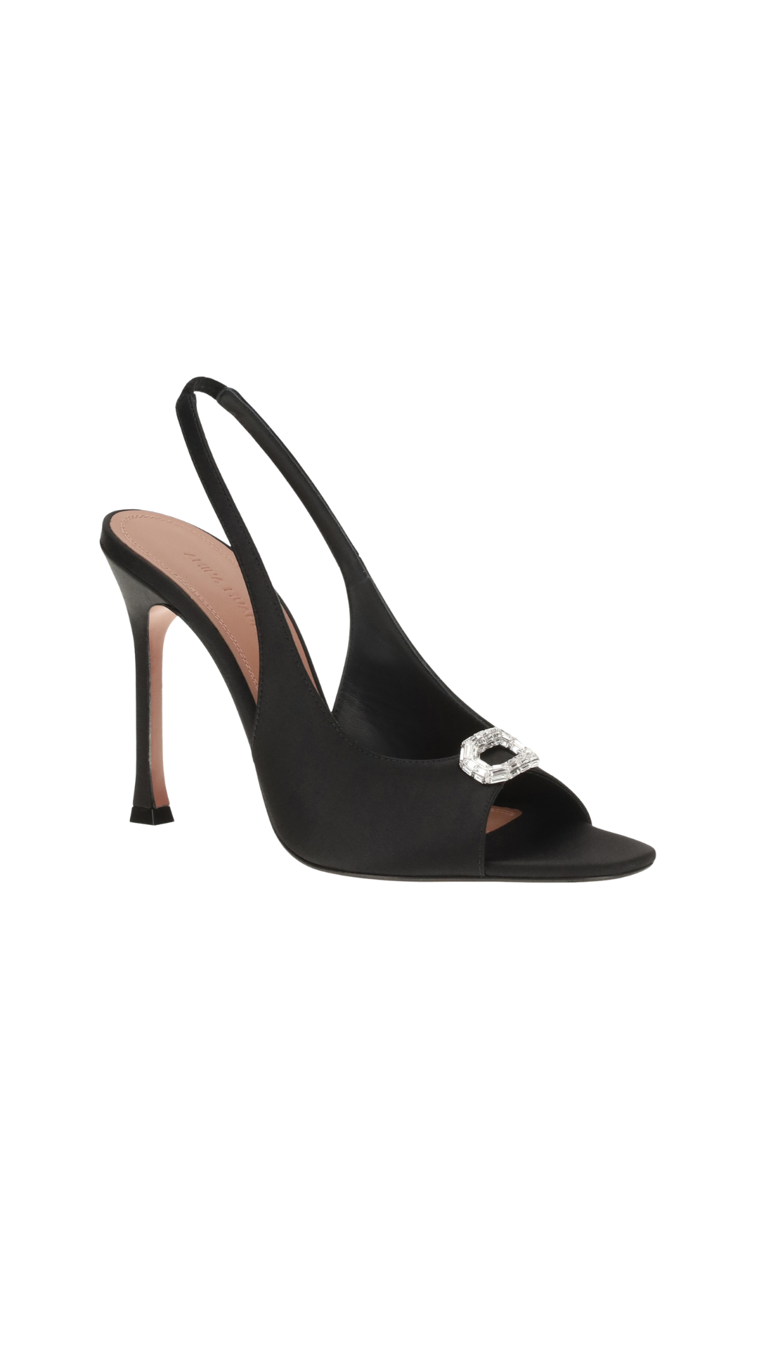 Mini Camelia Slingback Sandals in Black