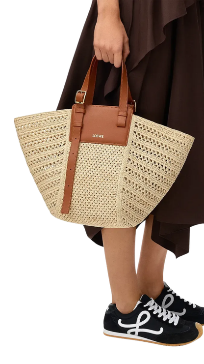 Natural X Paula's Ibiza Hammock Cabas Medium Bag