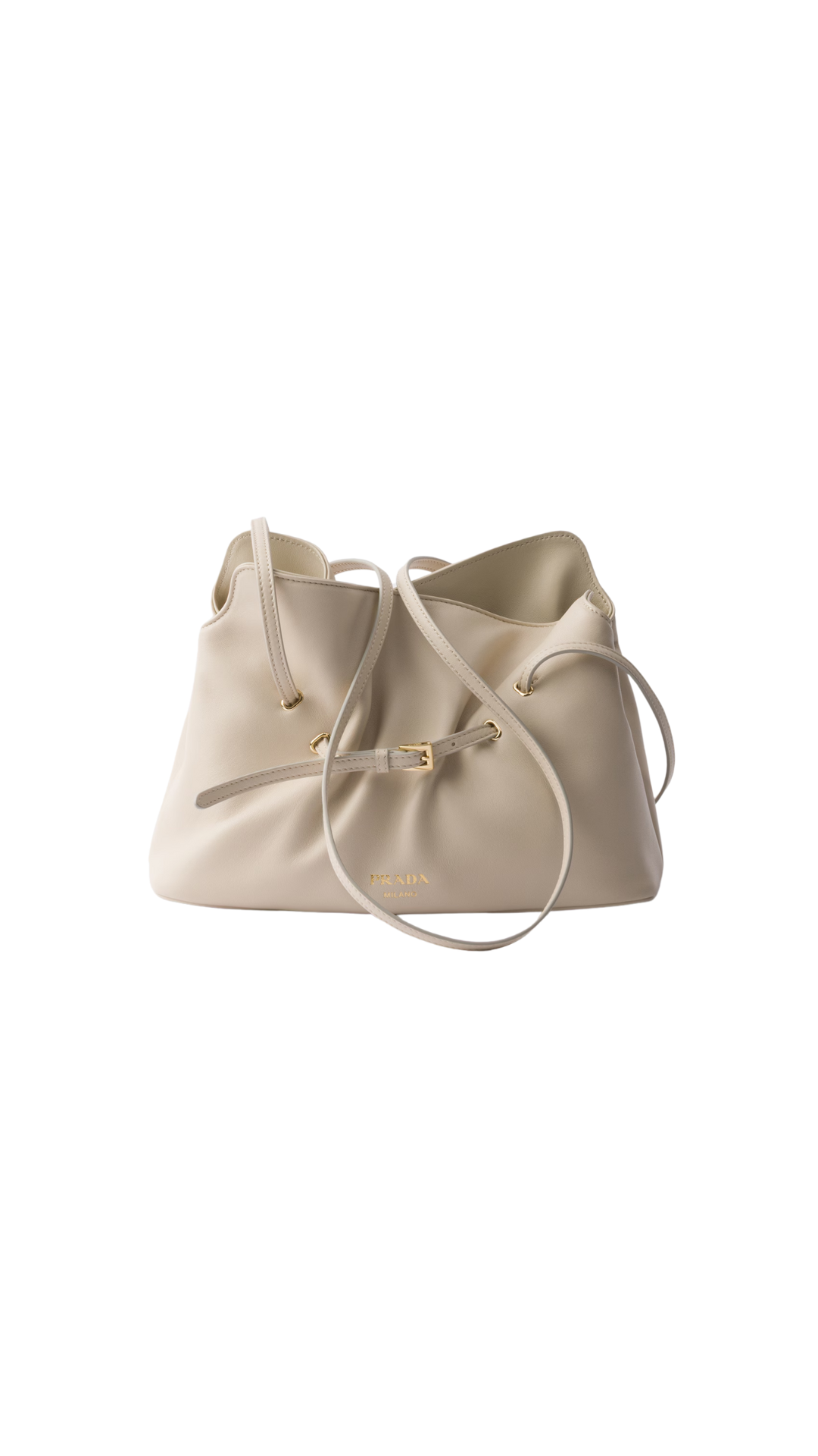 Dada Small Nappa Leather Bag in Ivory