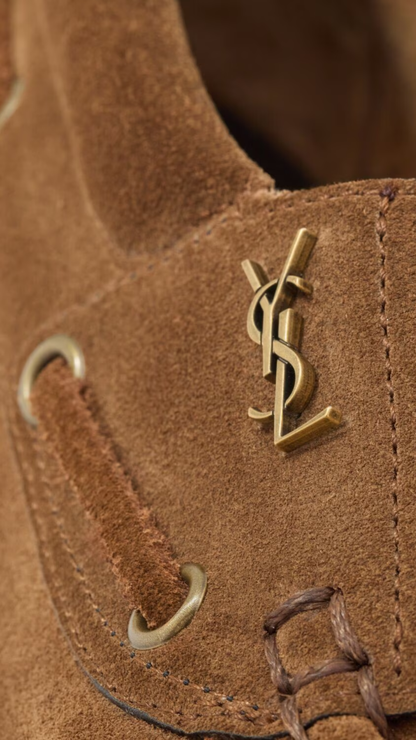Le Loafer Boat Shoes in Cigar Suede