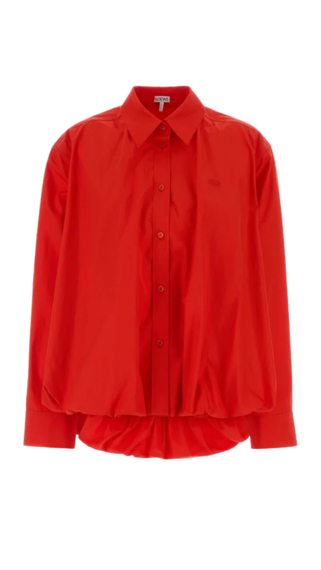 Shirt in Red Cotton