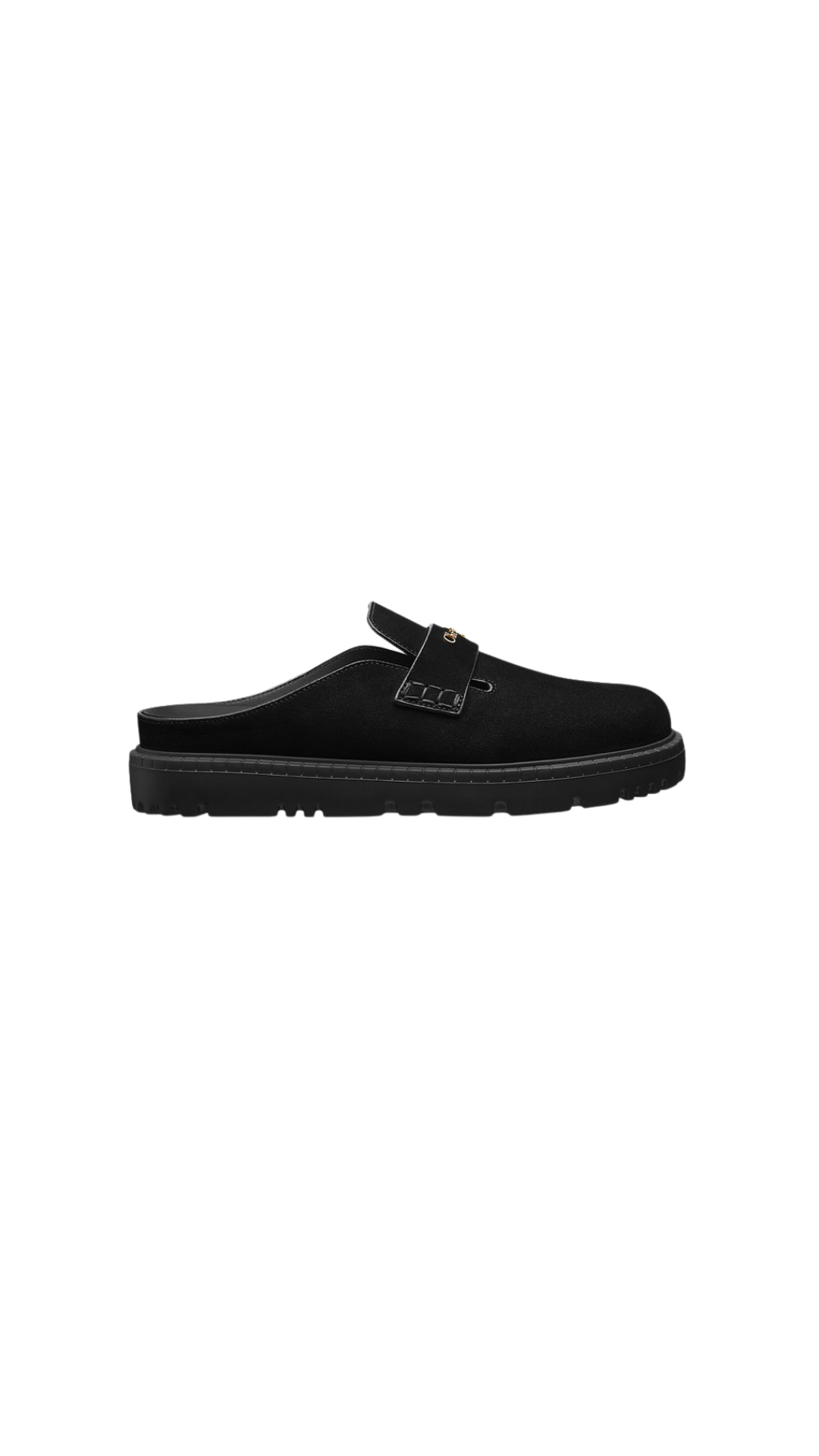 Dior Boy Mule in Rope Black Suede Calfskin