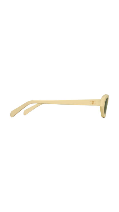Triomphe Mini 02 Sunglasses in Yellow Acetate