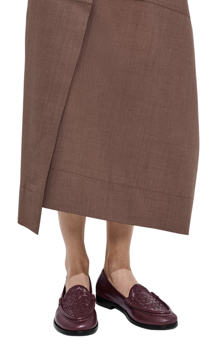 Silenzio Loafer in Deep Mahogany
