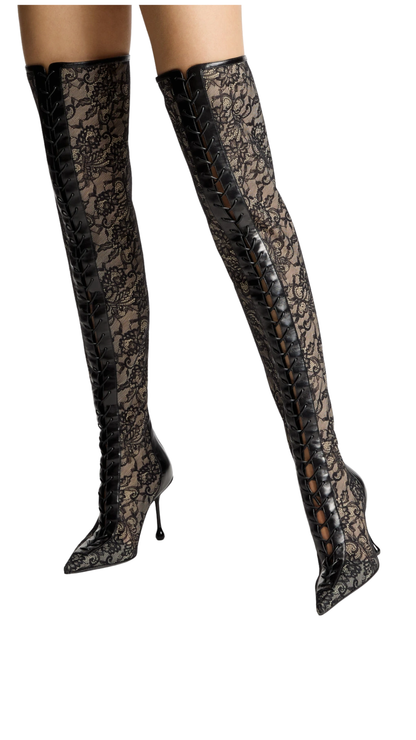 Scarlett Over The Knee 95 in Black