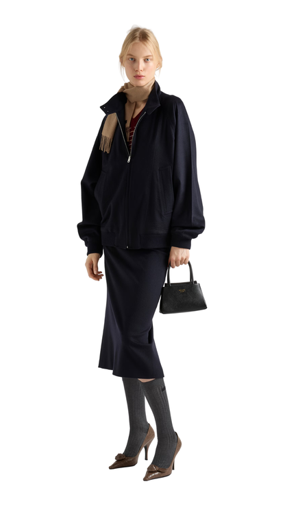 Passage Saffiano Leather Mini Handbag in Black