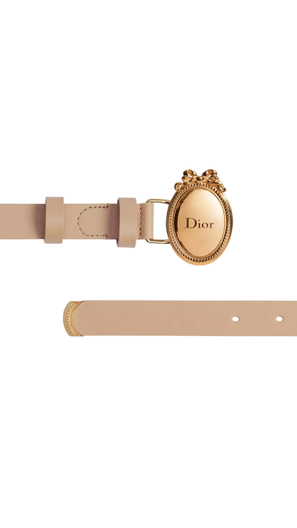 Dior Médaillon Belt in Glove Smooth Calfskin, 20 MM