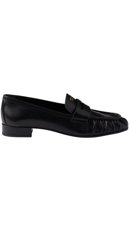 Leather Loafers in Black