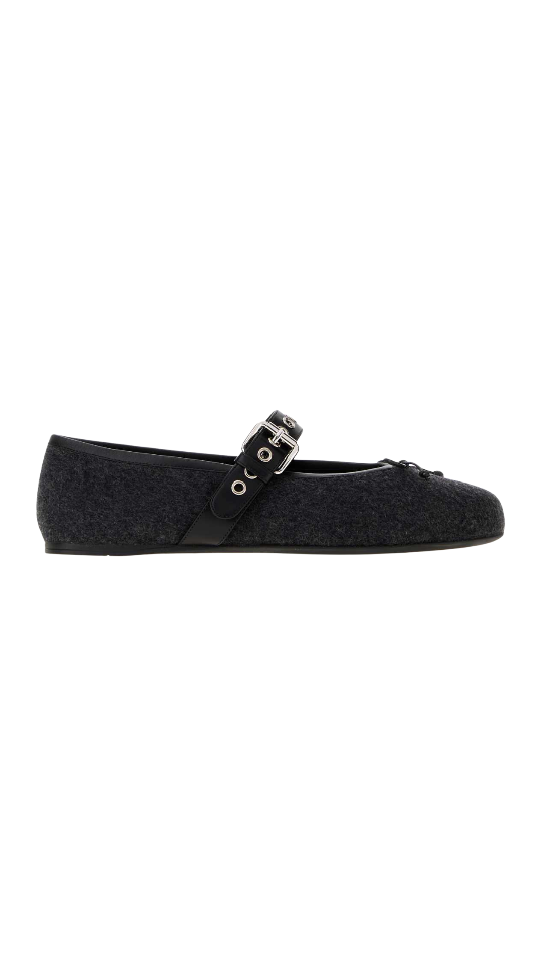 Ballerinas in Anthracite Gray Lamb