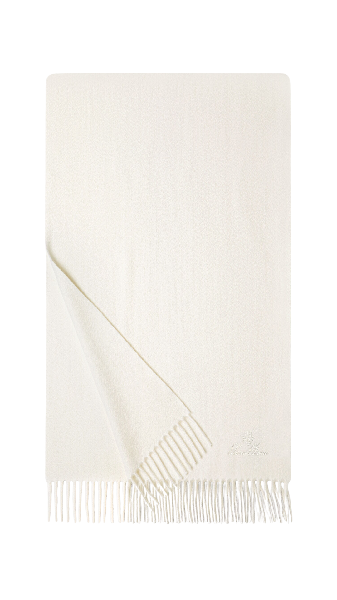 Grande Unita Scarf Cashmere in White