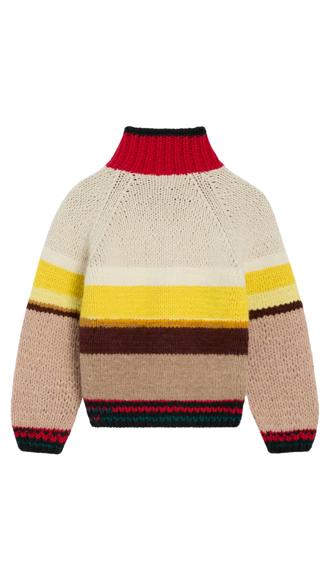 Cardigan in Multicolor Wool