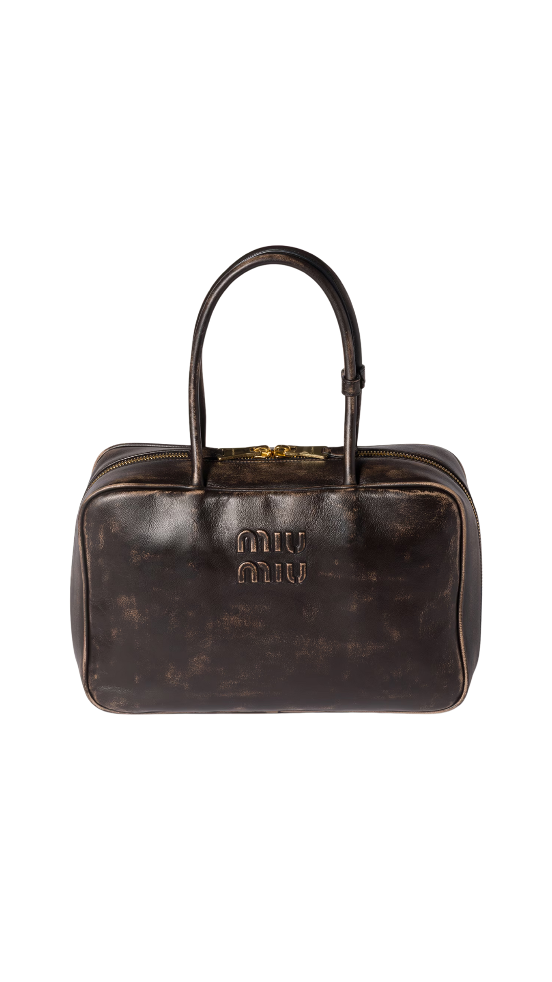 Beau Nappa Leather Bag in Coffee
