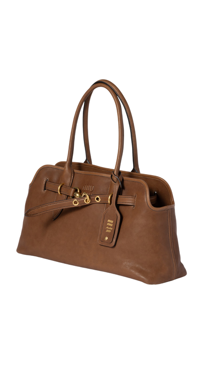 Aventure Nappa Leather in Oak Bag