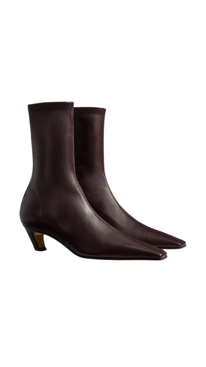 Arizona Stretch Ankle Boot in Bordeaux