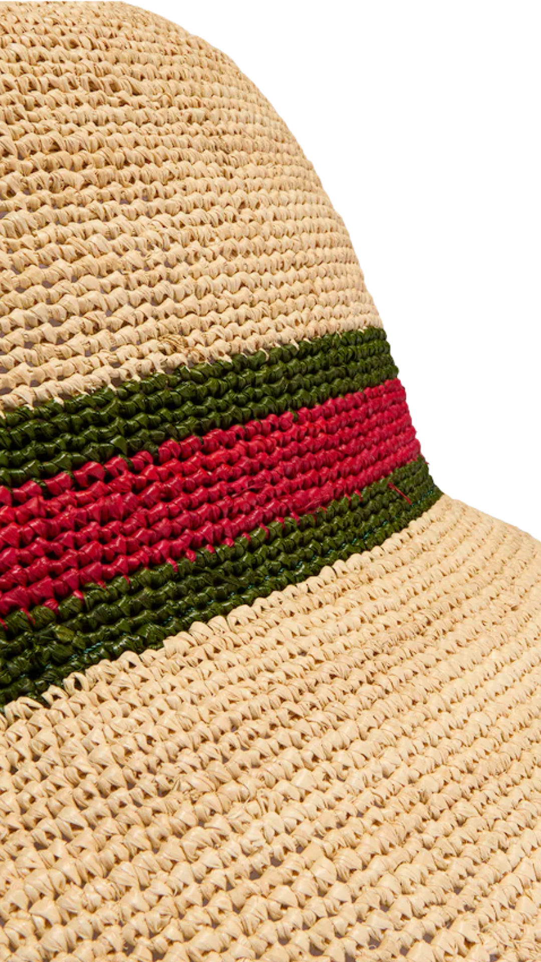 Fabric Hat with Web in Light Beige Woven Straw-Effect Fabric