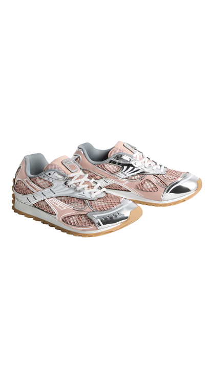 Orbit Sneaker in White/Terra Pink