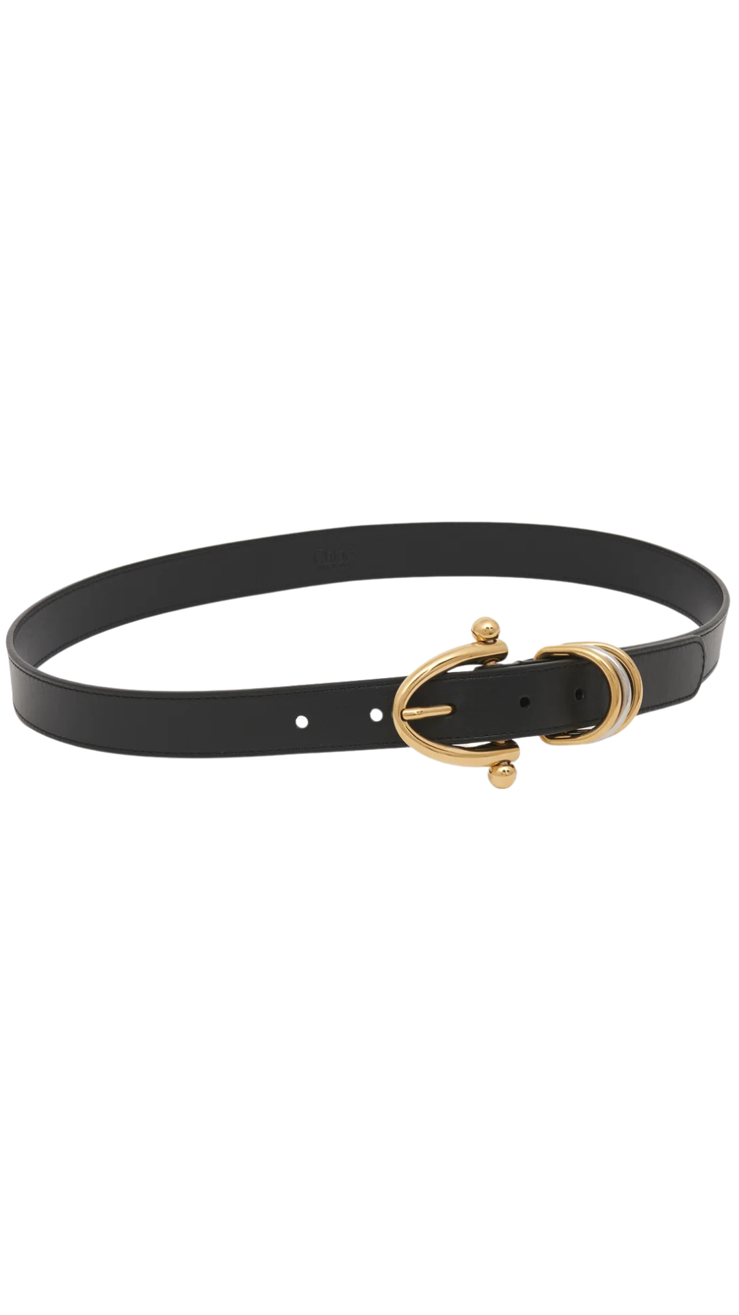 El cinturón pulsera Chloé negro