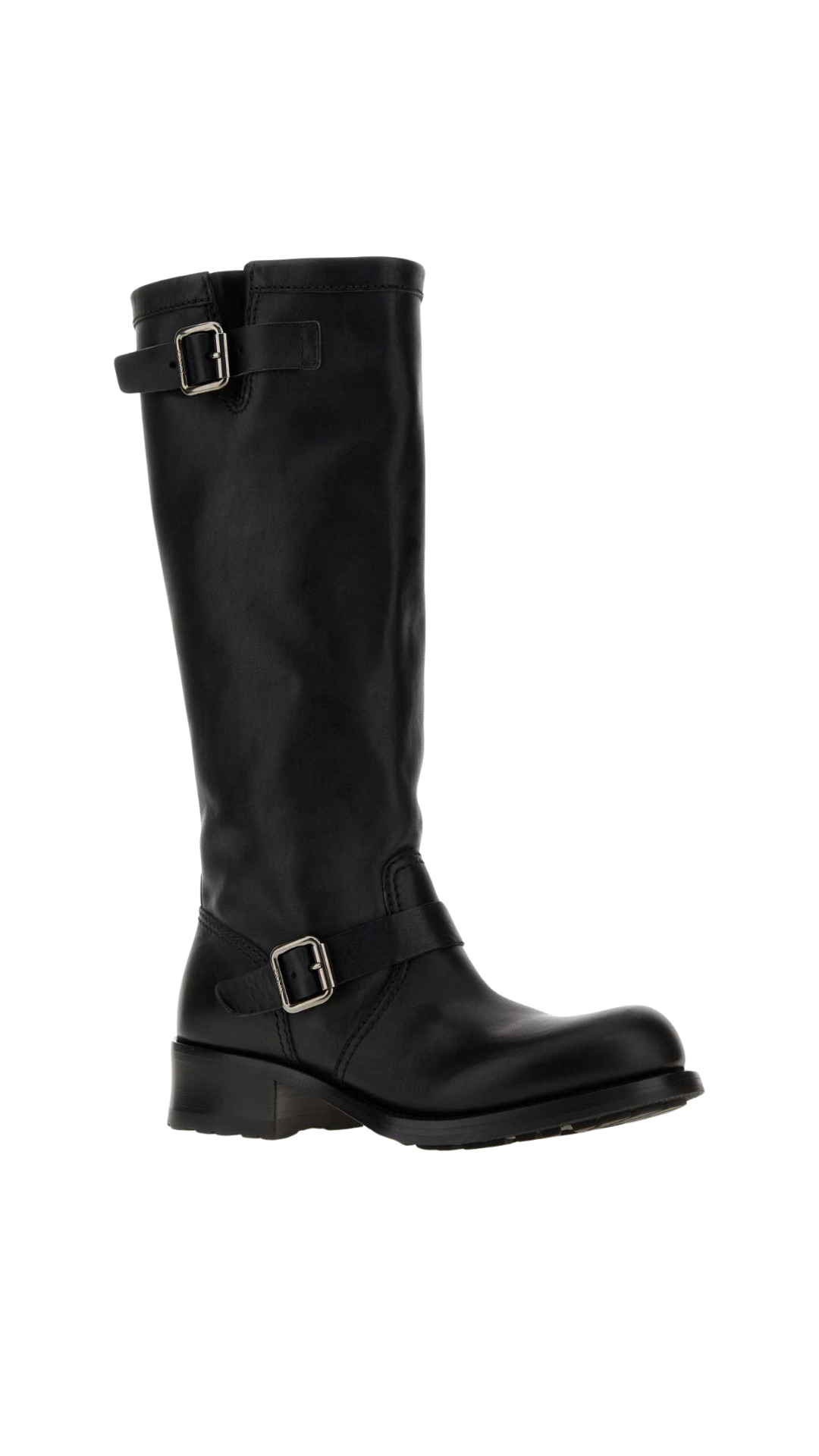 Leather Boots in Black Leather
