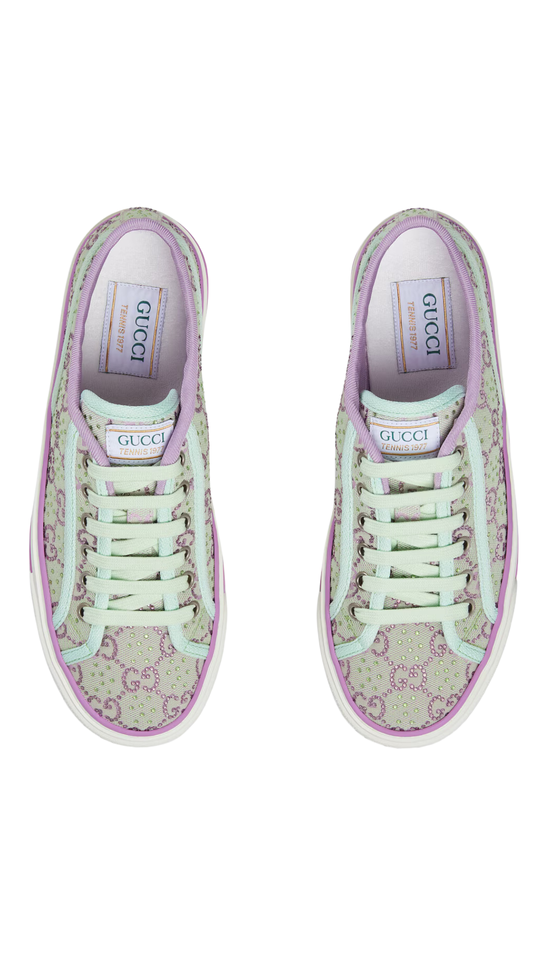 Women's Gucci Tennis 1977 Sneaker in Pale Green