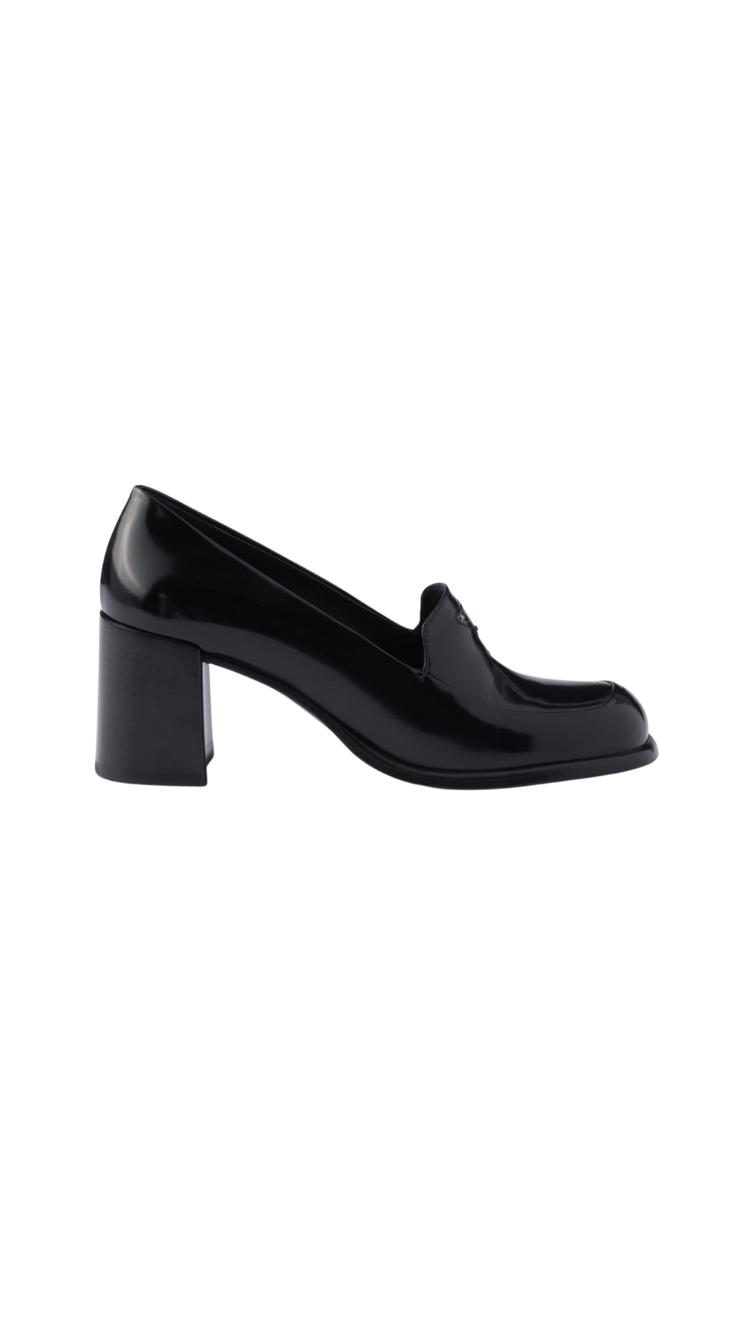 Brushed Leather Loafers in Black