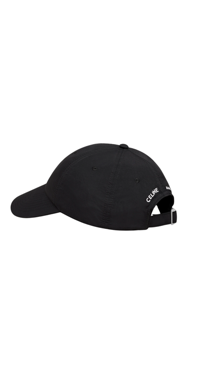 Triomphe Richelieu Cap In Black Nylon
