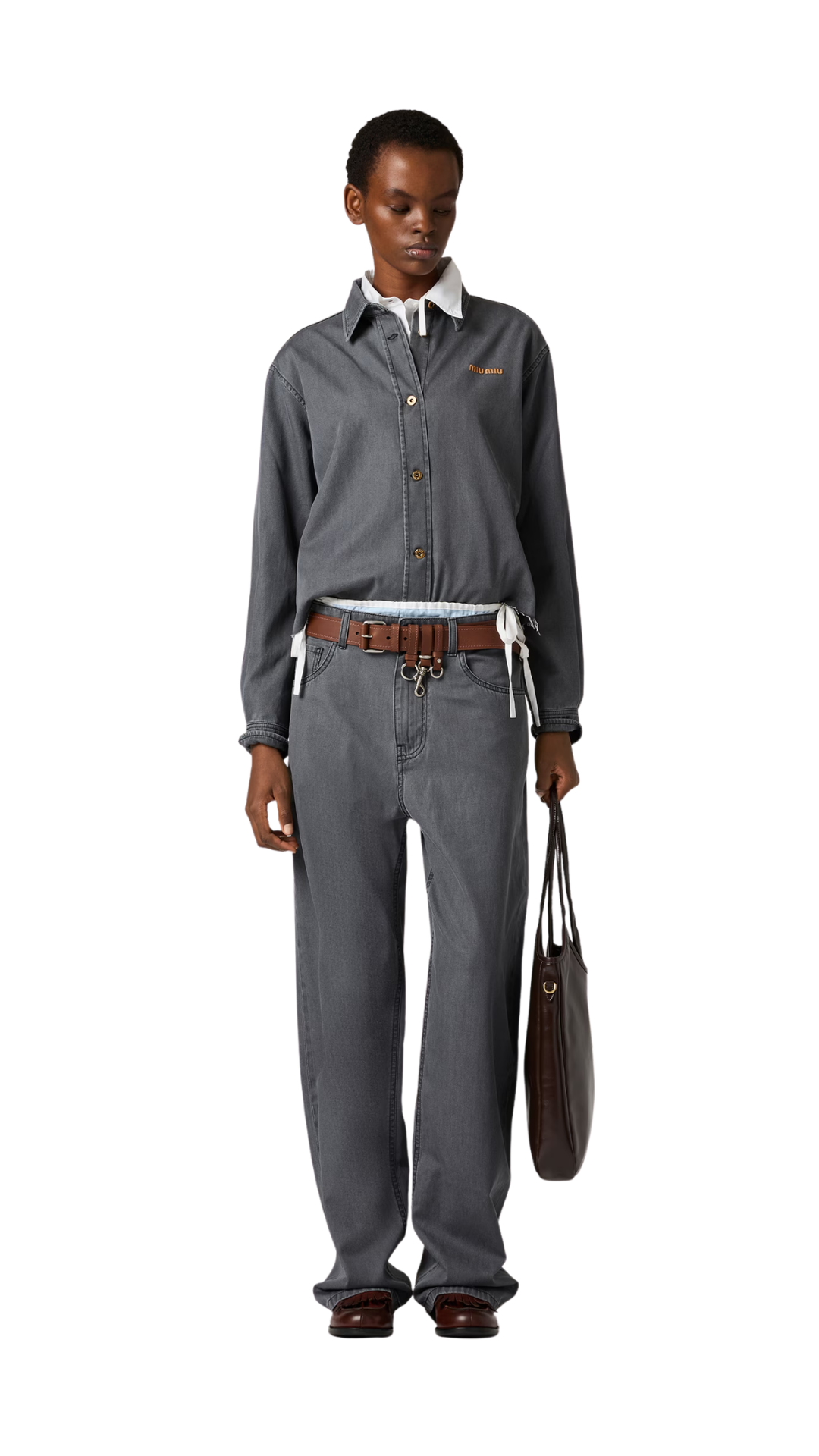 Chambray Shirt in Black