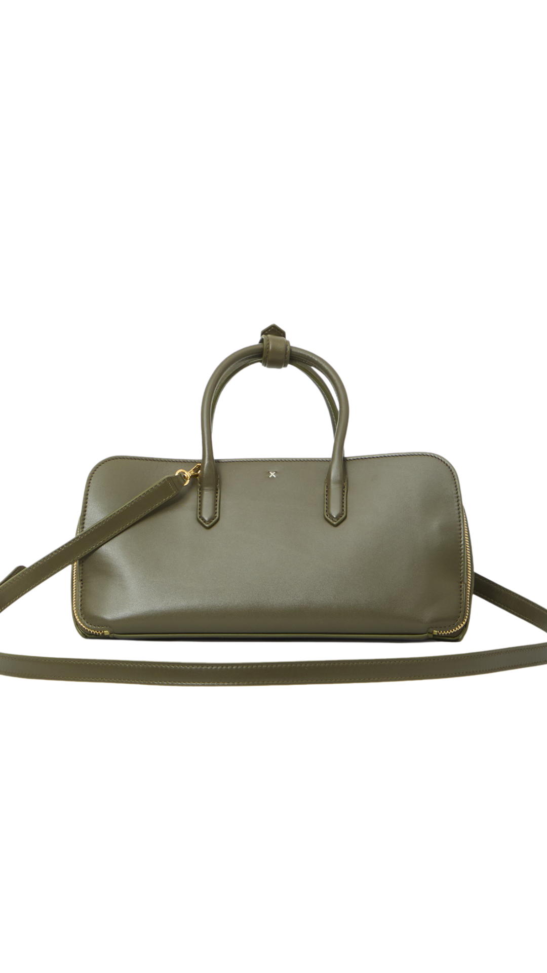 Delta Small Bag in Green Box Calfskin