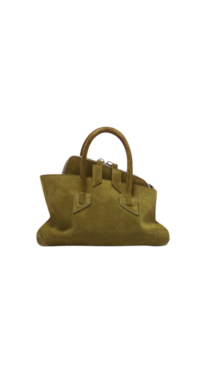 La Passeggiata Mini Khaki Top Handle in Khaki