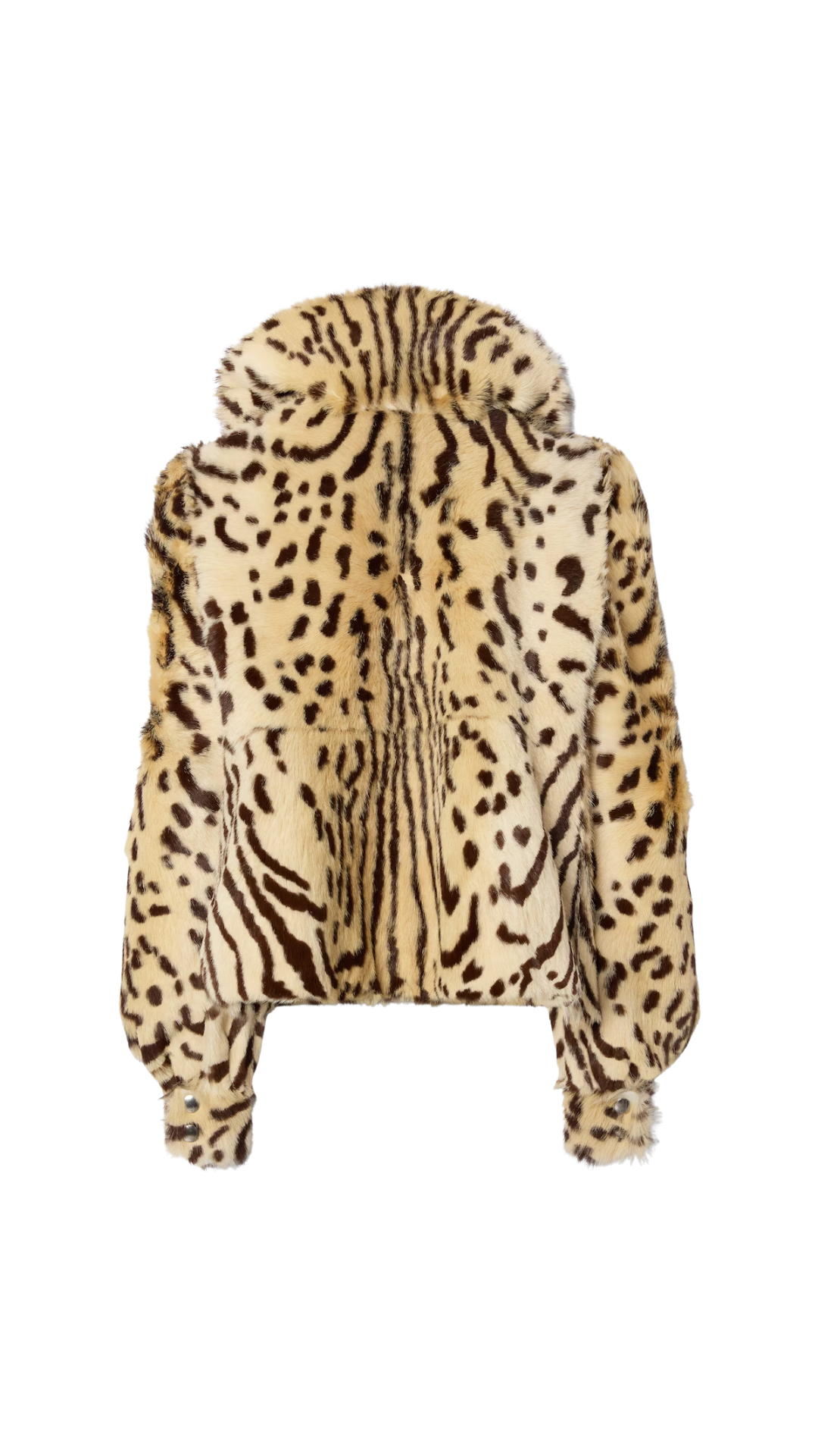 Cheetah Jacket in Ebene / Dune / Ivory Shearling
