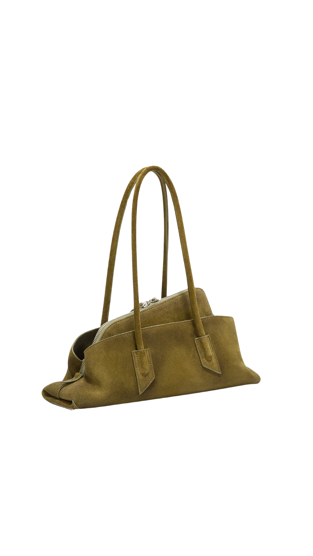 La Passeggiata Small Khaki Top Handle