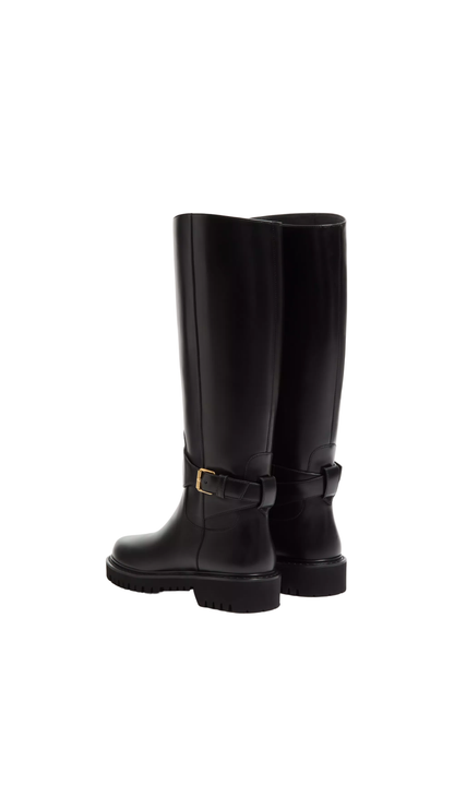 VLogo Signature Calfskin Boot 40Mm in Black