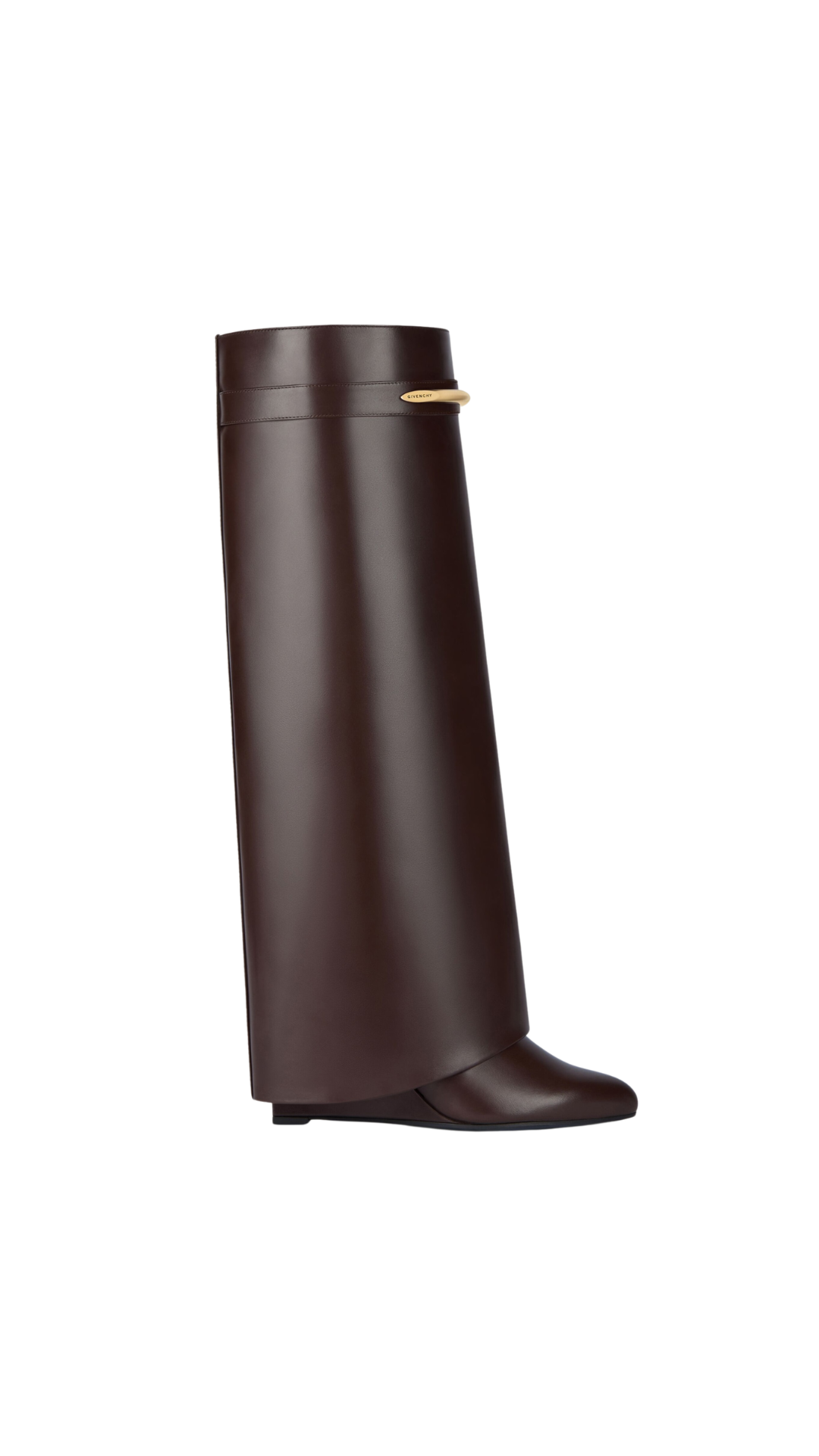 Shark Pinch Boots in Rbony Brown Leather