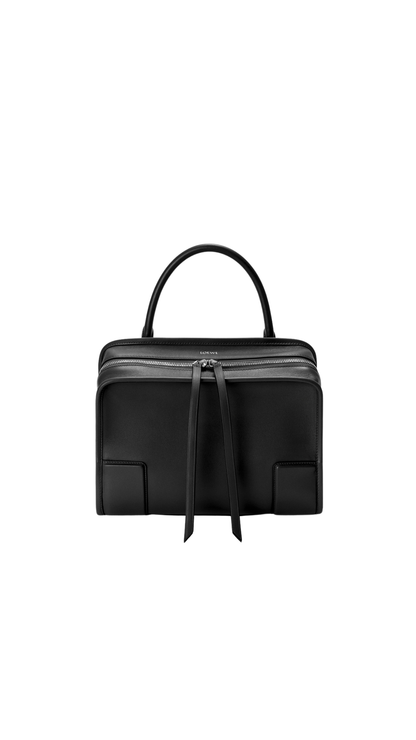 Medium Amazona 180 Bag in Black Soft Calfskin