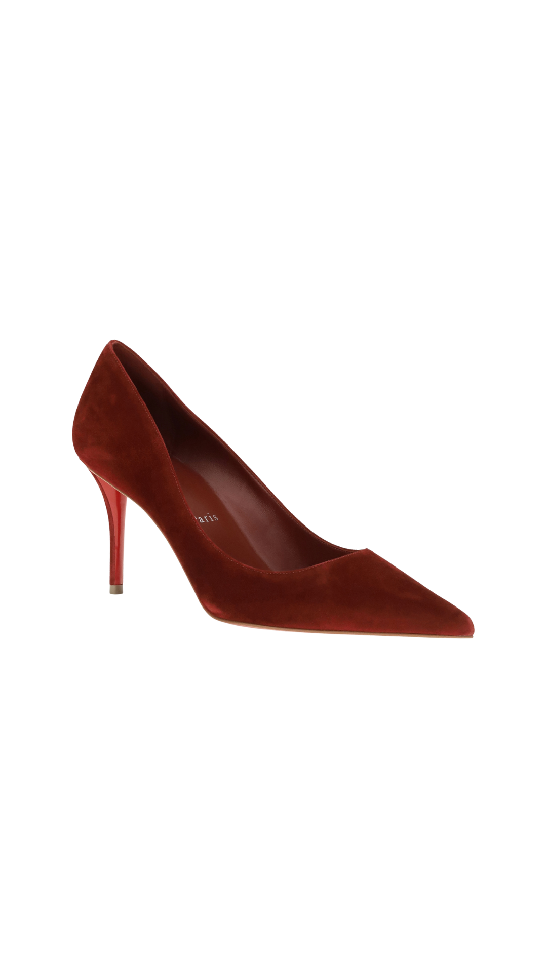 Miss Z 80 mm Pumps - Veau Velours - Red- Women (Copia)