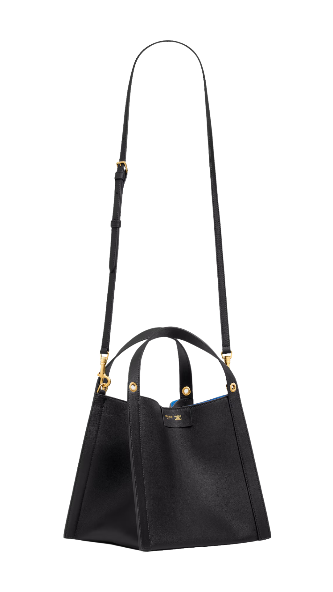 Small Cube Bag In Gray Supple Calfskin