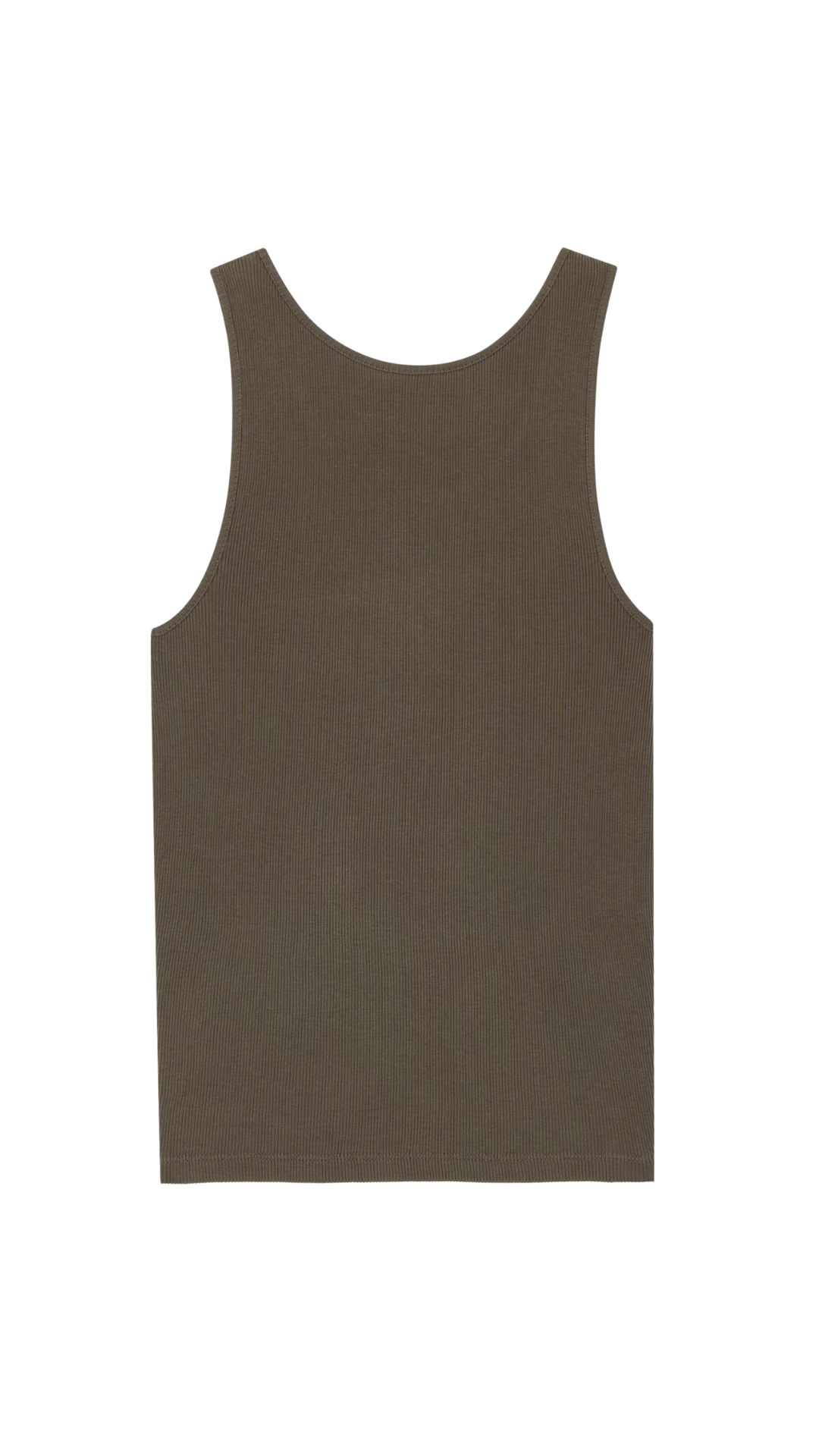 Cassandre Tank Top in Kaki Fonce